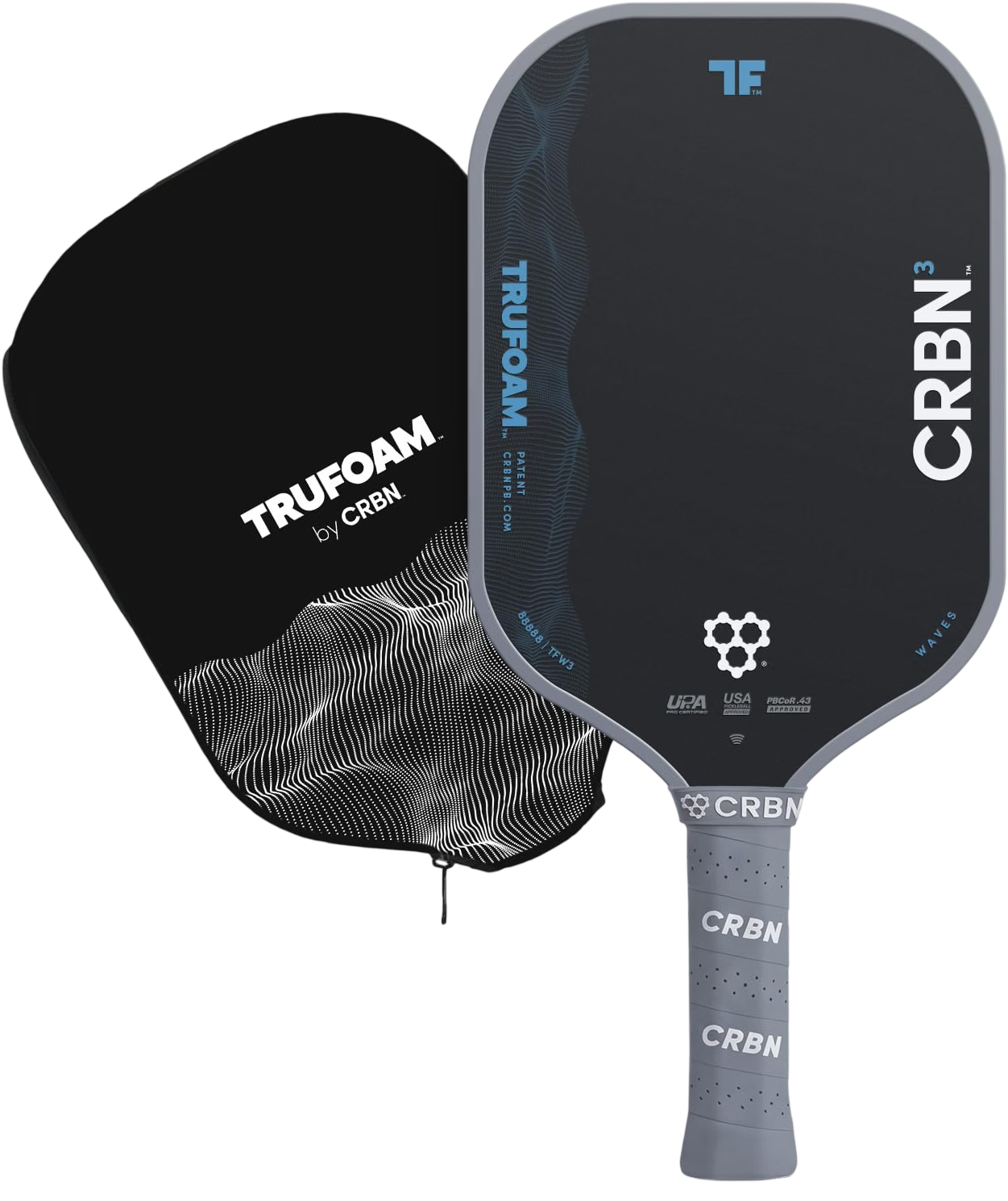 Crbn Pickleball Paddle Pickleball - TruFoam Waves Paddle